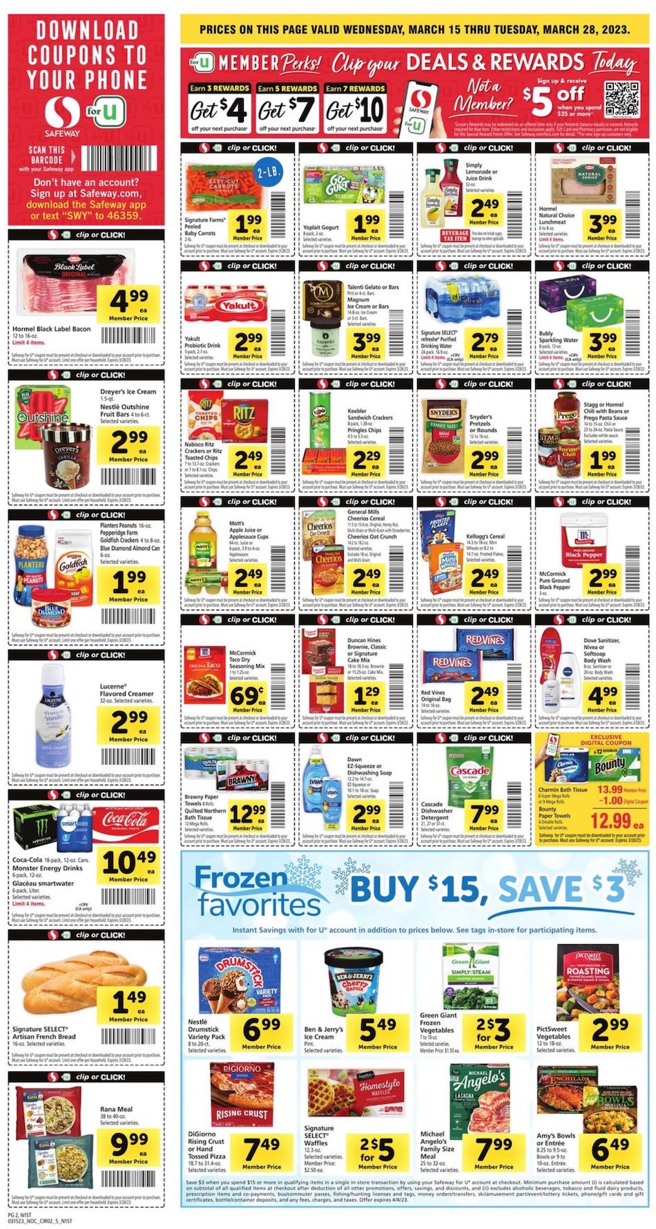 Safeway Weekly Ad Sale 15th – 21st March 2023 Page 2