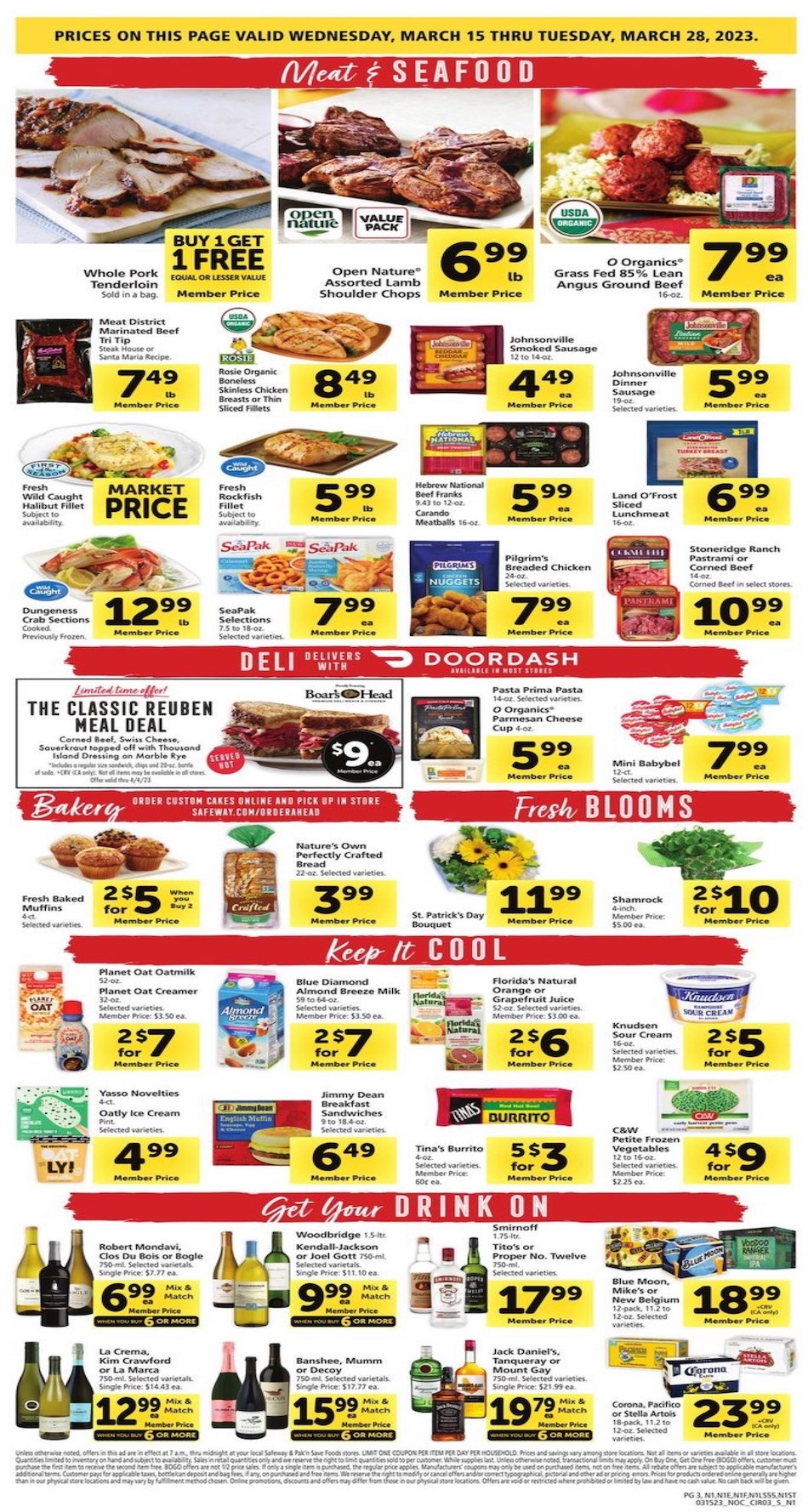 Safeway Weekly Ad Sale 15th – 21st March 2023 Page 3