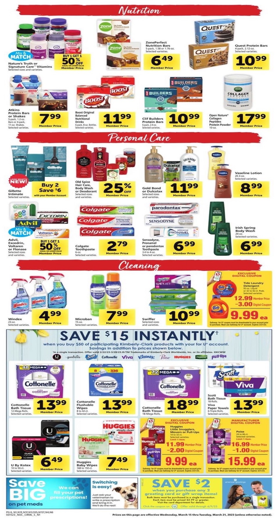 Safeway Weekly Ad Sale 15th – 21st March 2023 Page 6