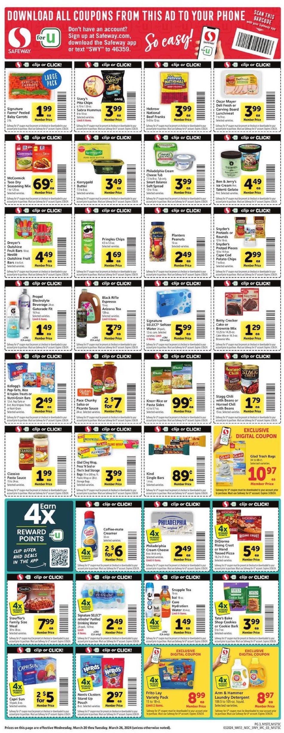 Safeway Weekly Ad 20th – 26th March 2024 Page 3