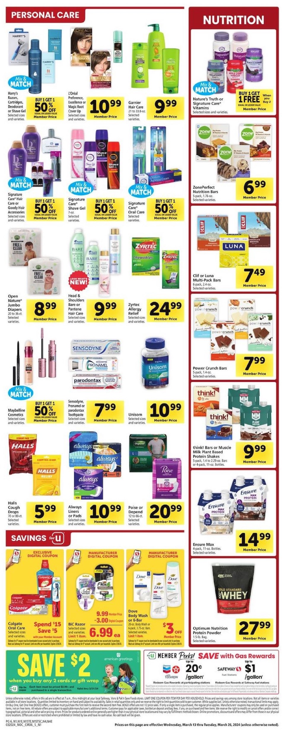 Safeway Weekly Ad 20th – 26th March 2024 Page 6