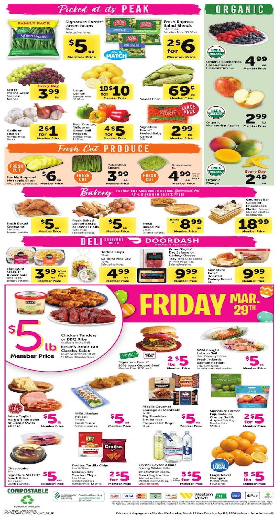 Safeway Weekly Ad 27th March – 2nd April 2024 Page 4