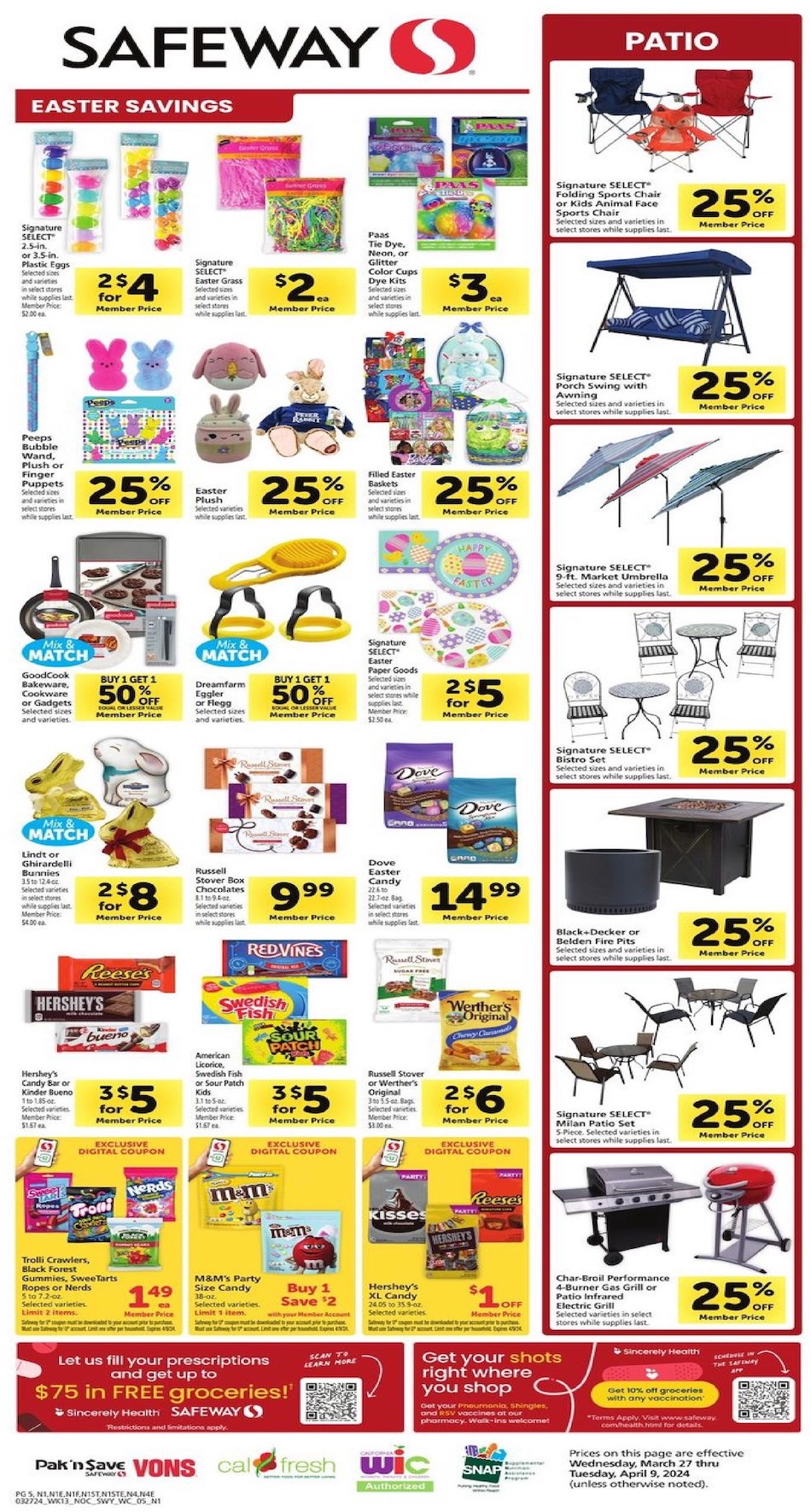 Safeway Weekly Ad 27th March – 2nd April 2024 Page 5