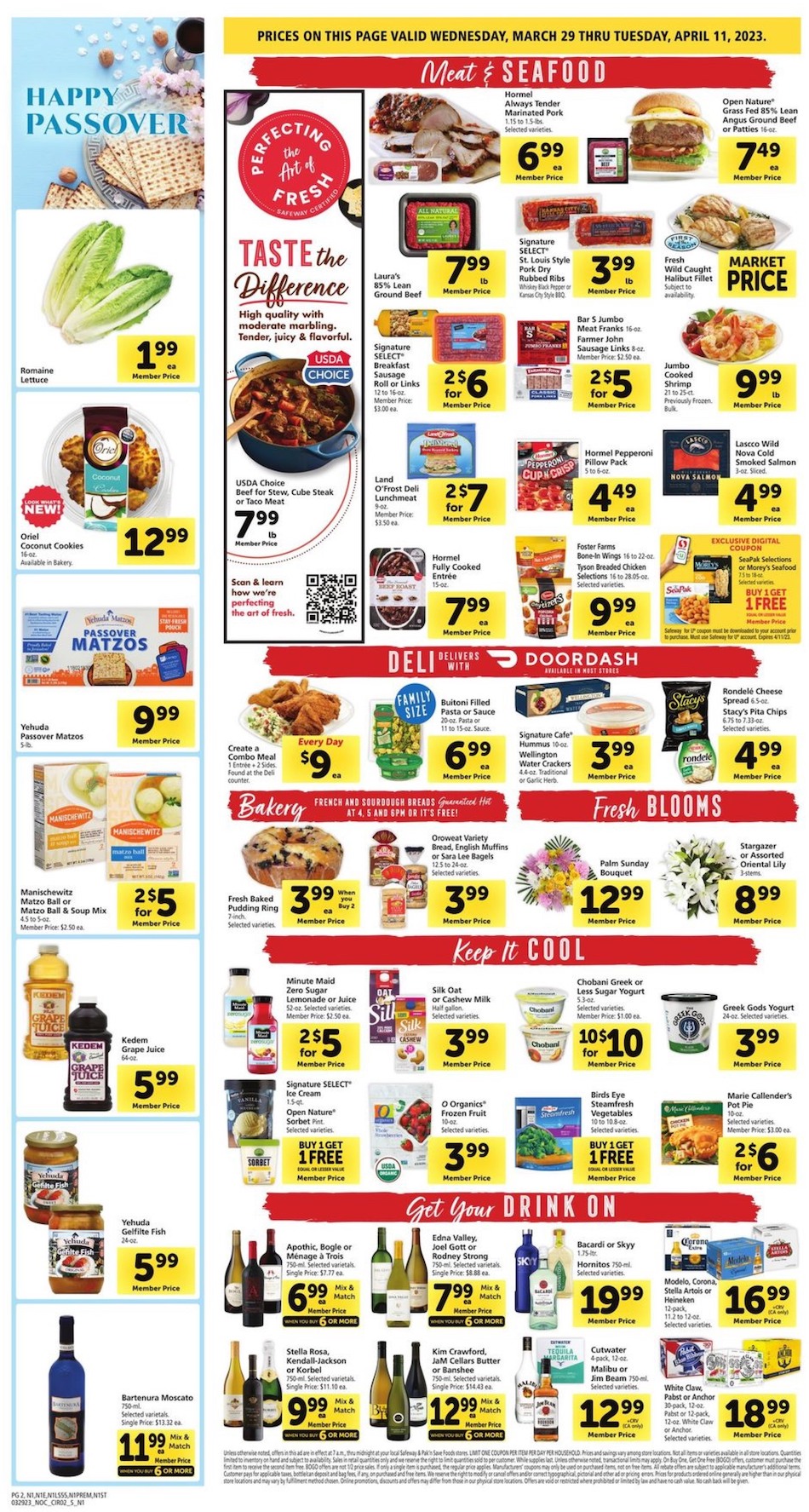 Safeway Weekly Ad Easter 29th March – 4th April 2023 Page 2