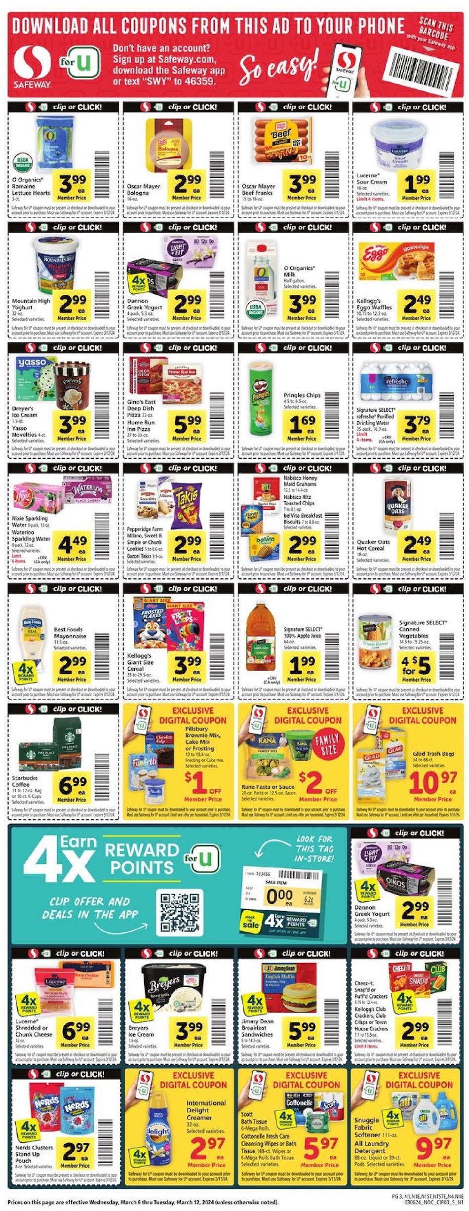 Safeway Weekly Ad 6th – 12th March 2024 Page 3