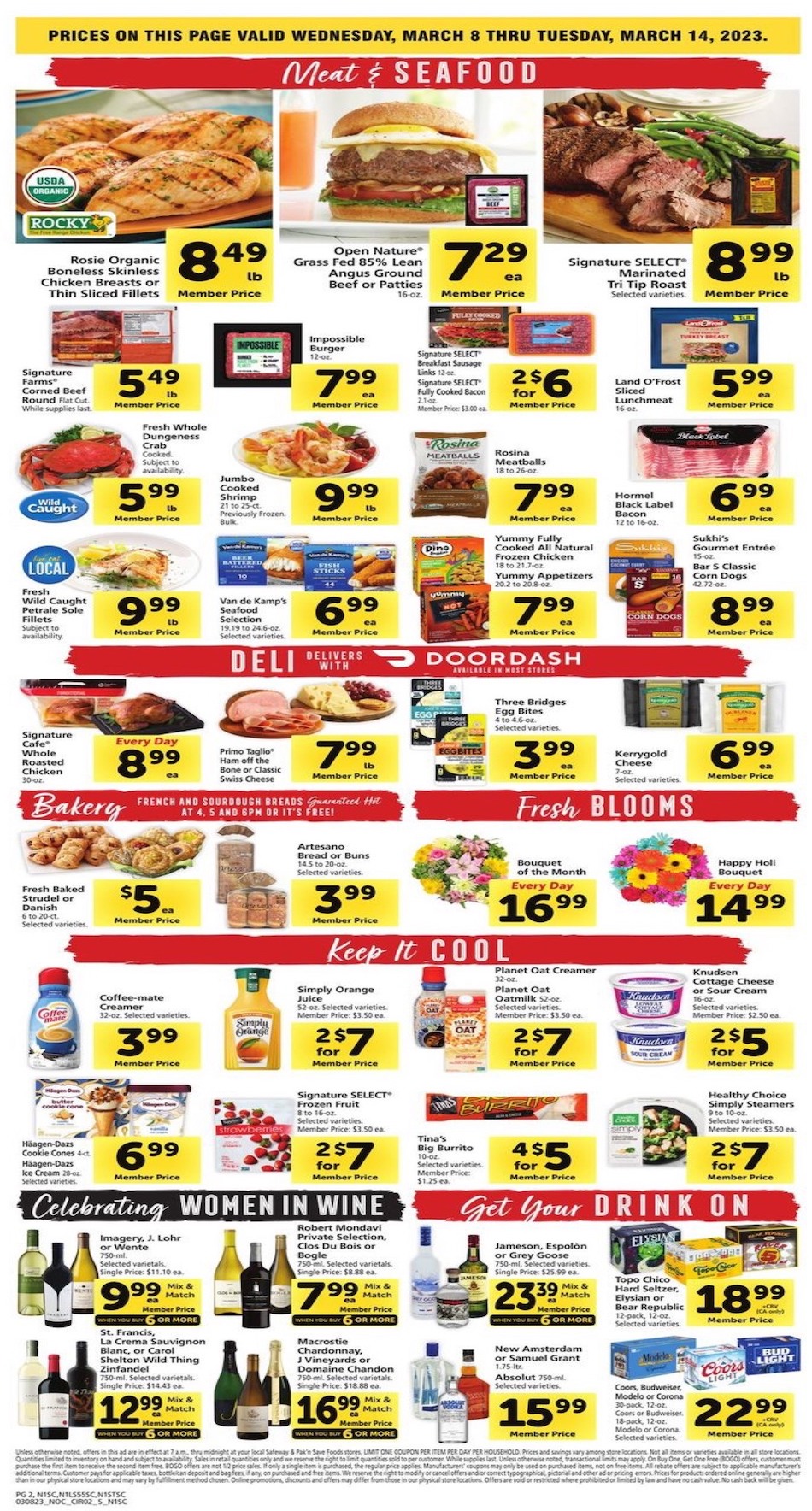 Safeway Weekly Ad St Patrick’s Day 8th – 14th March 2023 Page 2
