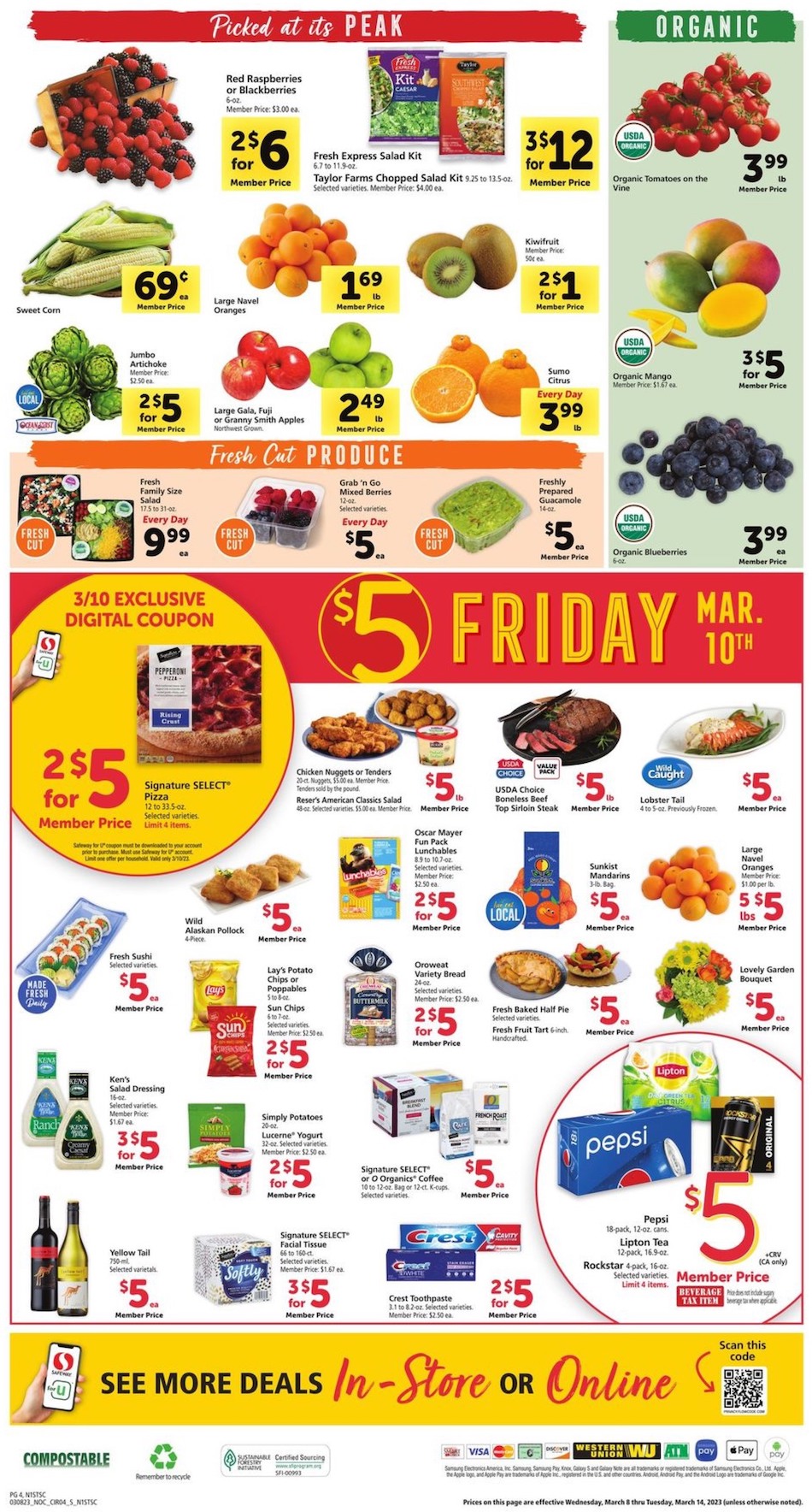 Safeway Weekly Ad St Patrick’s Day 8th – 14th March 2023 Page 4