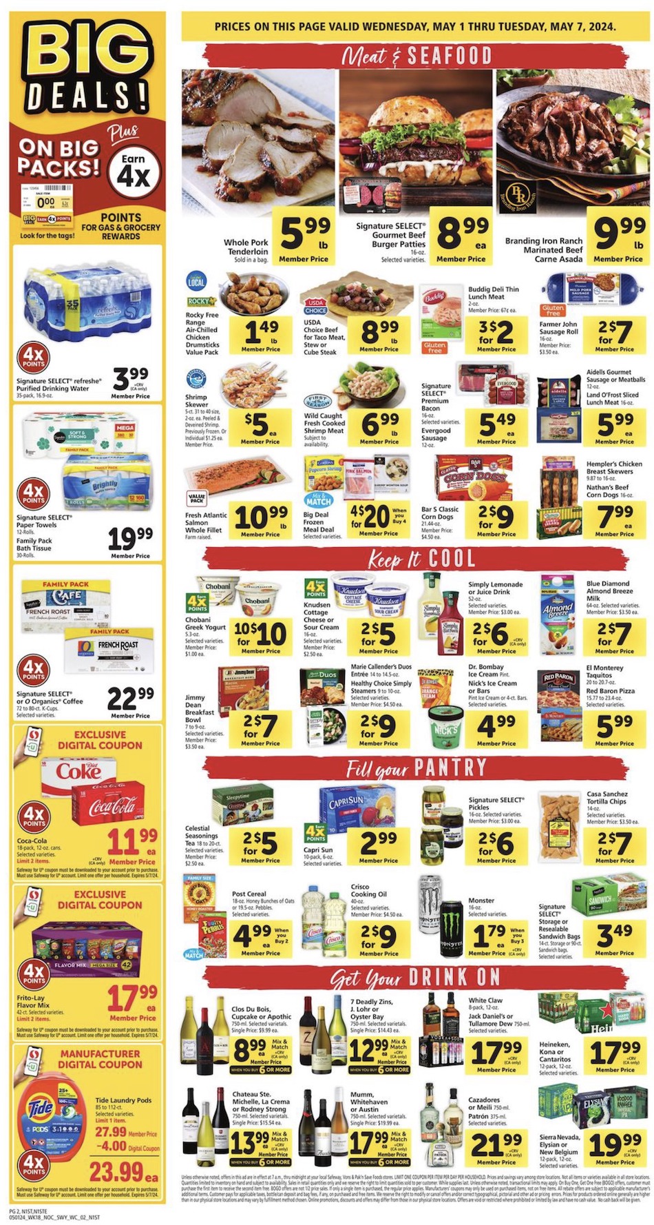 Safeway Weekly Ad 1st – 7th May 2024 Page 2