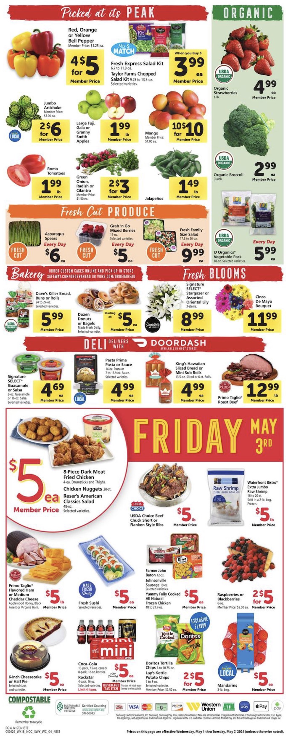 Safeway Weekly Ad 1st – 7th May 2024 Page 4