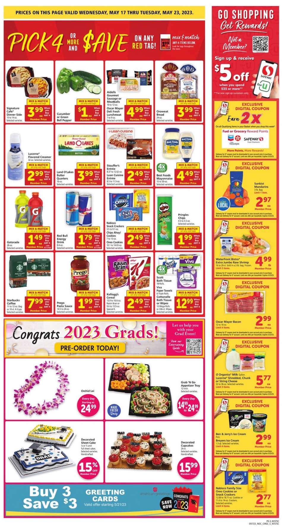 Safeway Weekly Ad Sale 17th – 23rd May 2023 Page 3
