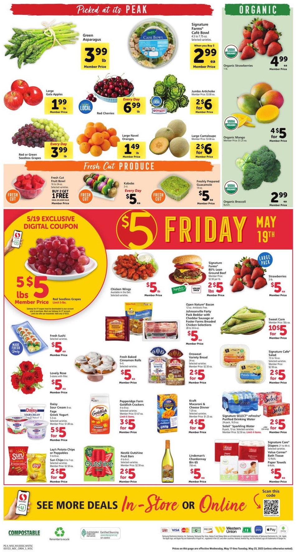 Safeway Weekly Ad Sale 17th – 23rd May 2023 Page 4