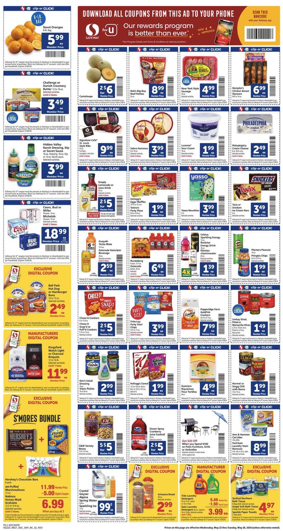 Safeway Weekly Ad 22nd – 28th May 2024 Page 2