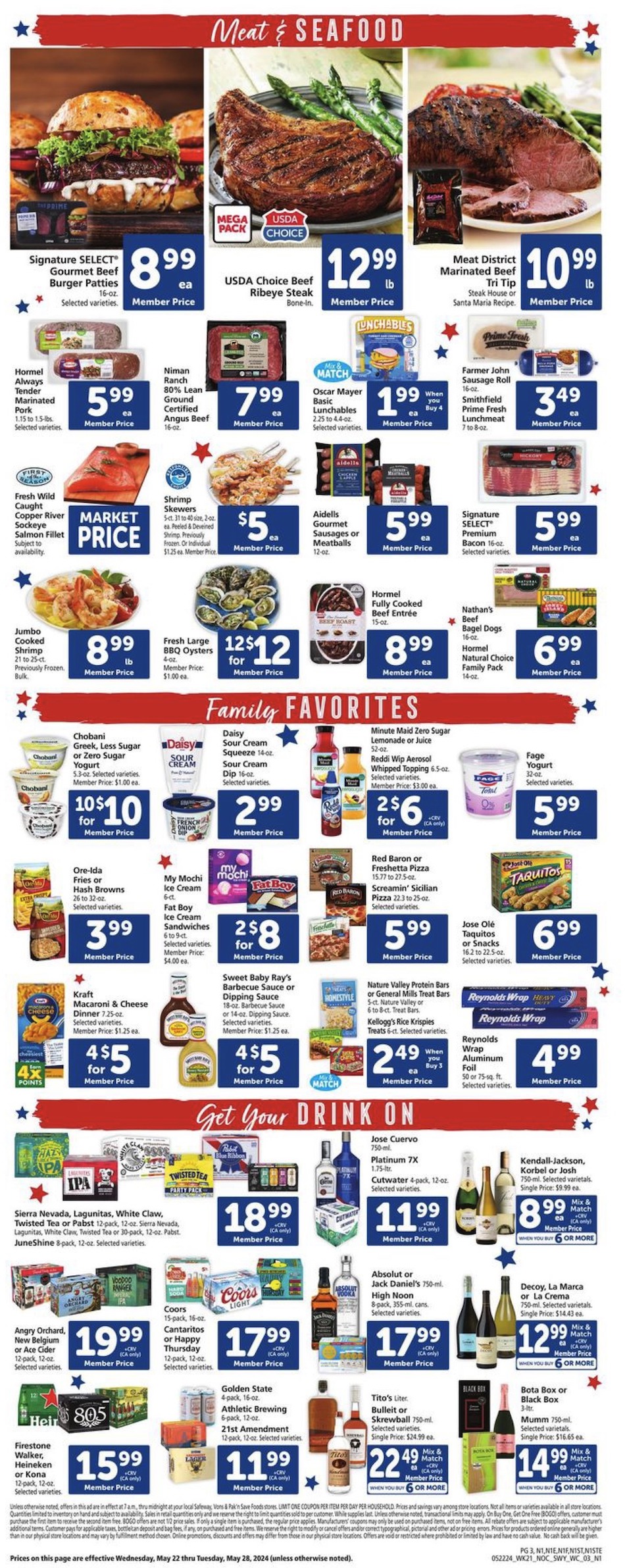 Safeway Weekly Ad 22nd – 28th May 2024 Page 3