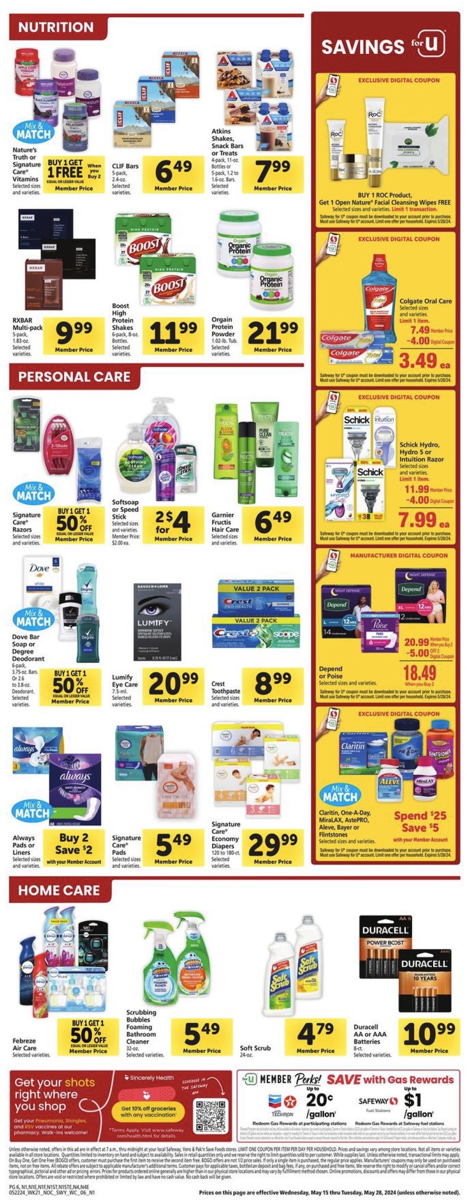 Safeway Weekly Ad 22nd – 28th May 2024 Page 6