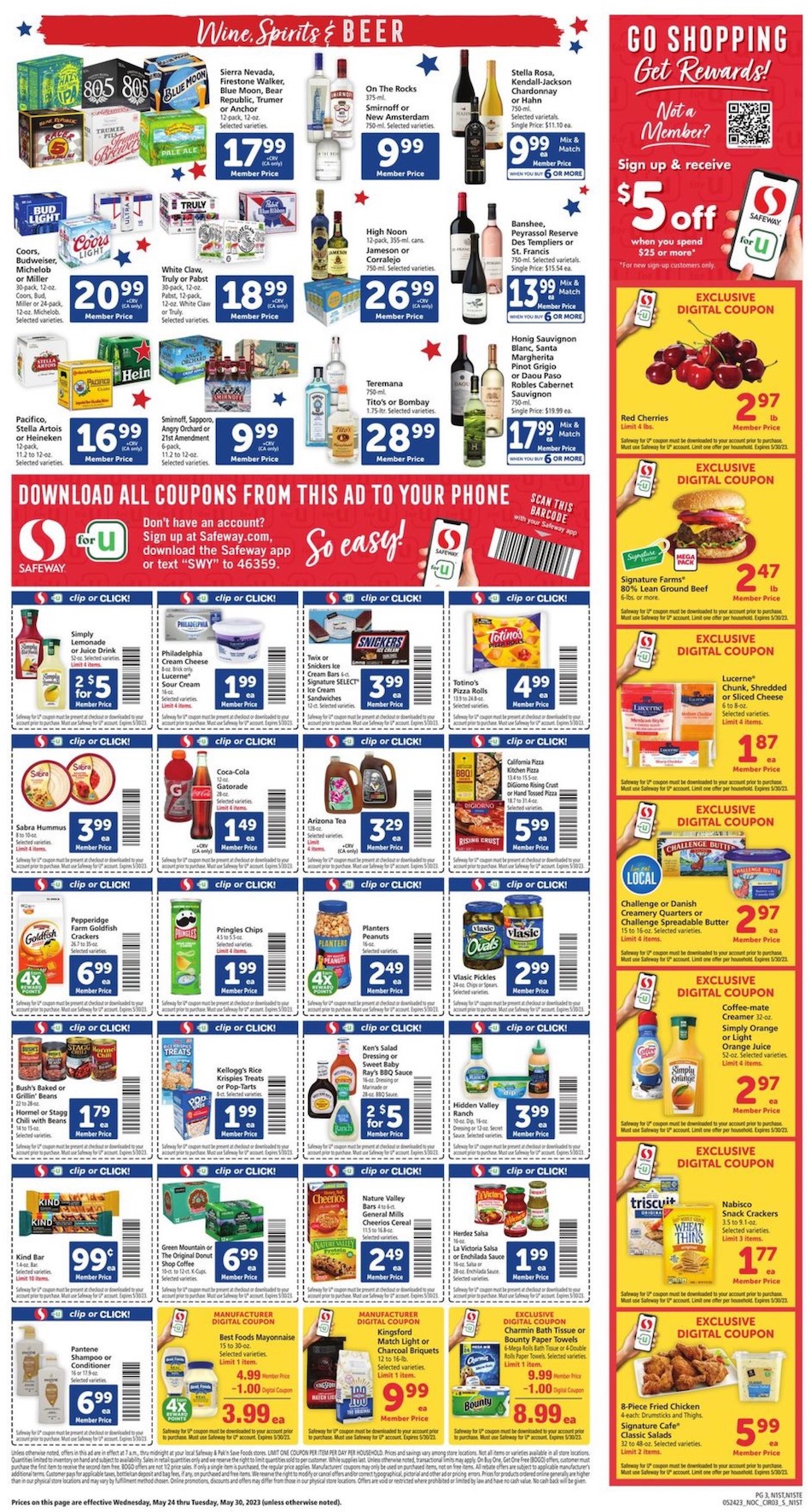 Safeway Weekly Ad 24th – 30th May 2023 Page 3