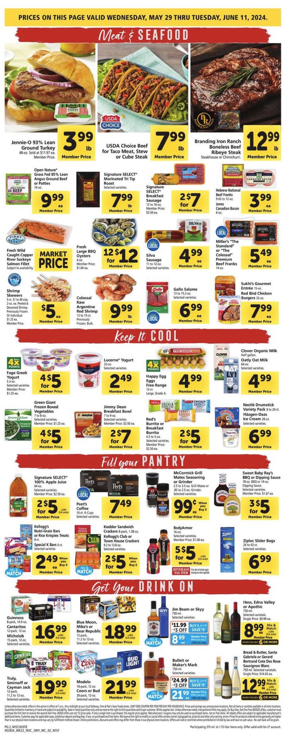 Safeway Weekly Ad 29th May – 5th June 2024 Page 2