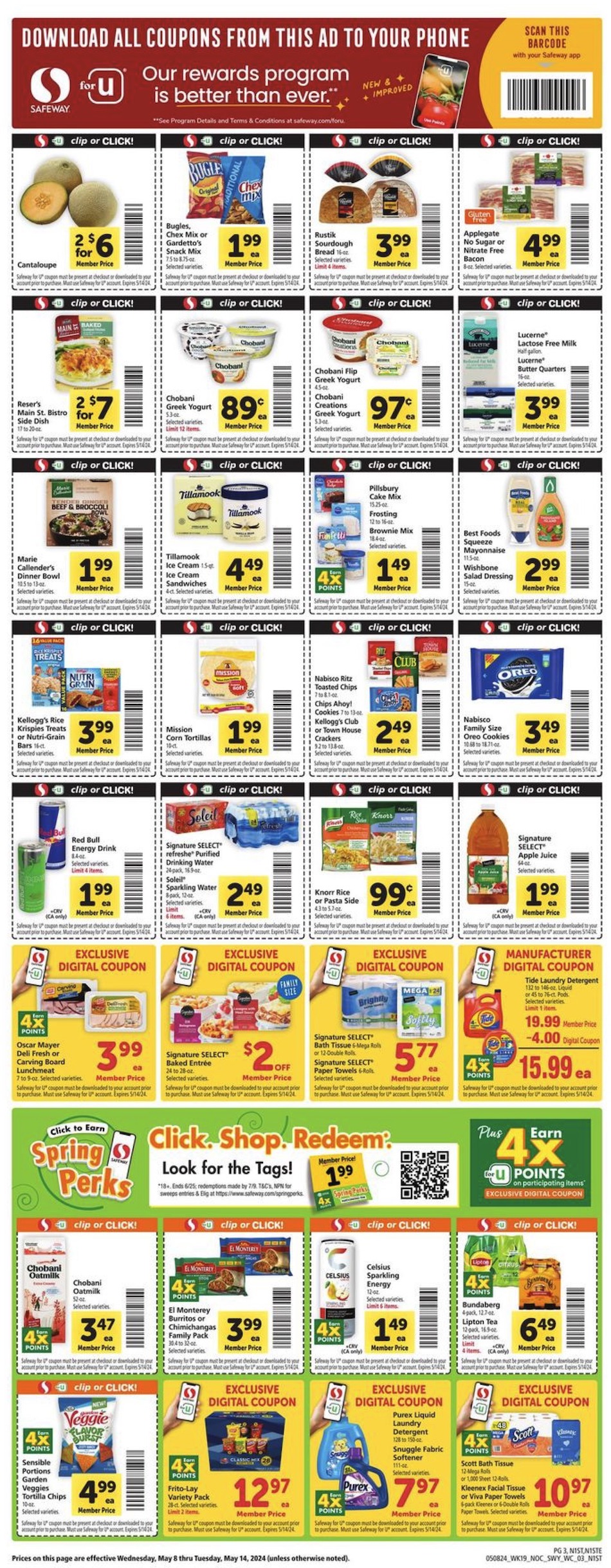 Safeway Weekly Ad Mother’s Day 8th – 14th May 2024 Page 5