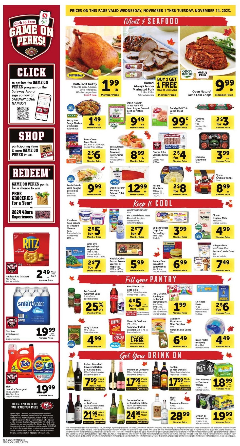 Safeway Weekly Ad 1st – 7th November 2023 Page 2