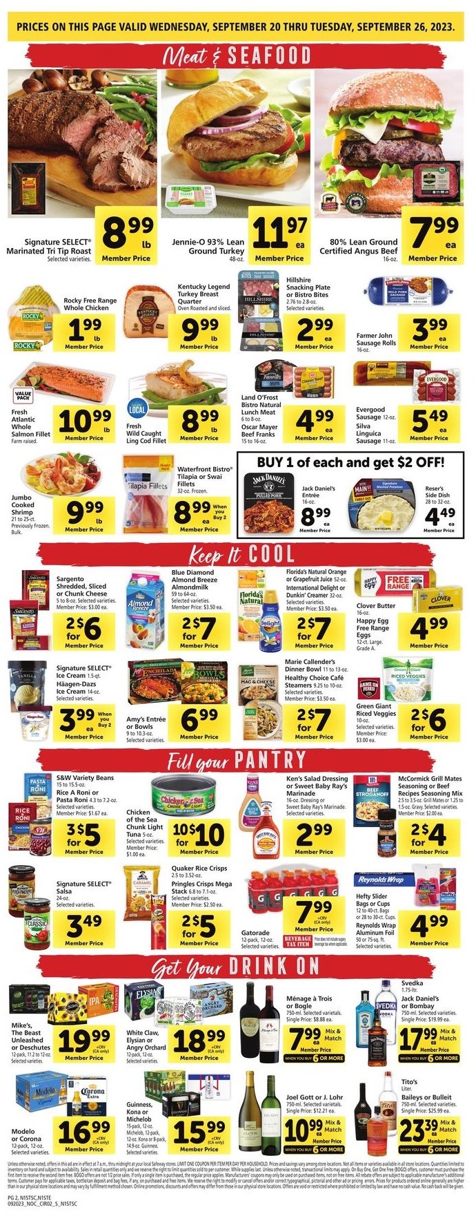 Safeway Weekly Ad 20th – 26th September 2023 Page 2