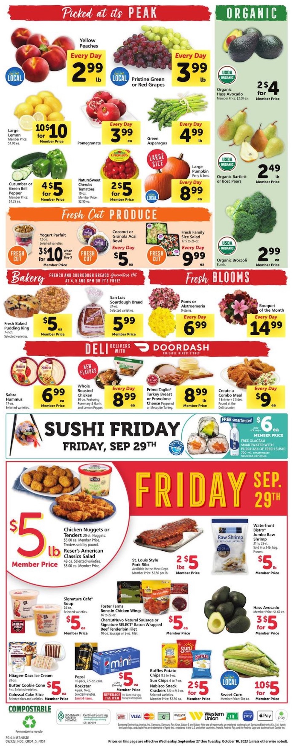 Safeway Weekly Ad 27th September – 3rd October 2023 Page 4