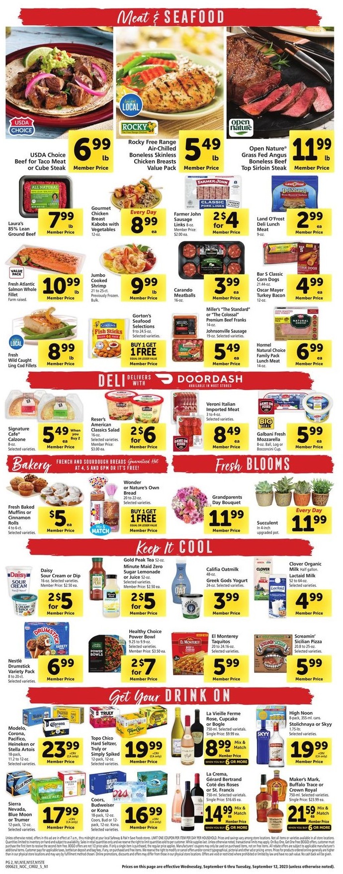 Safeway Weekly Ad 6th – 12th September 2023 Page 2
