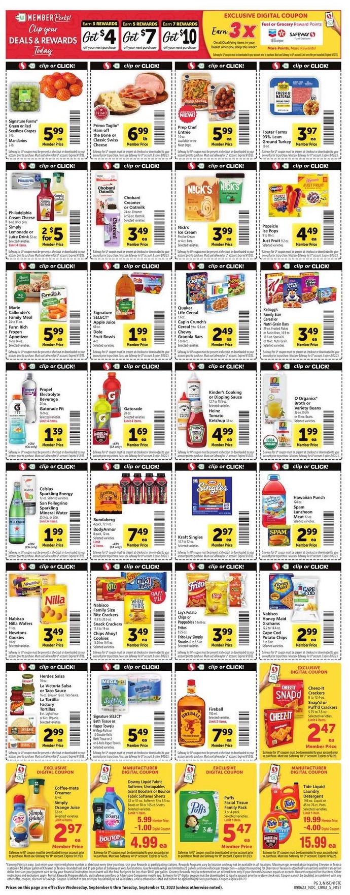 Safeway Weekly Ad 6th – 12th September 2023 Page 3