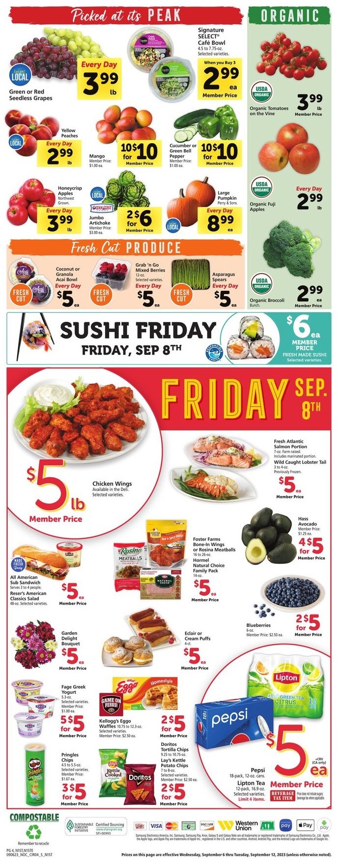 Safeway Weekly Ad 6th – 12th September 2023 Page 4
