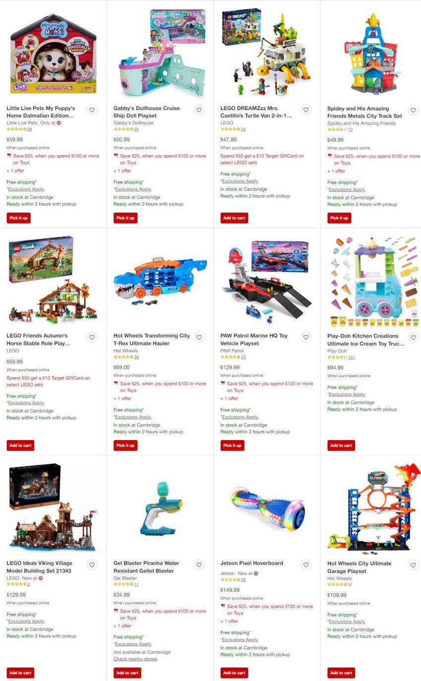 Target Toy List 3rd October – 30th December 2023 Page 5