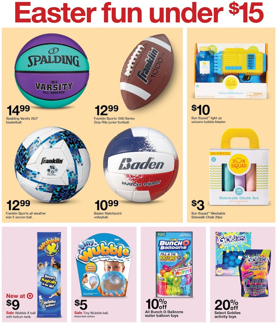Target Weekly Ad Easter 24th – 30th March 2024 Page 12