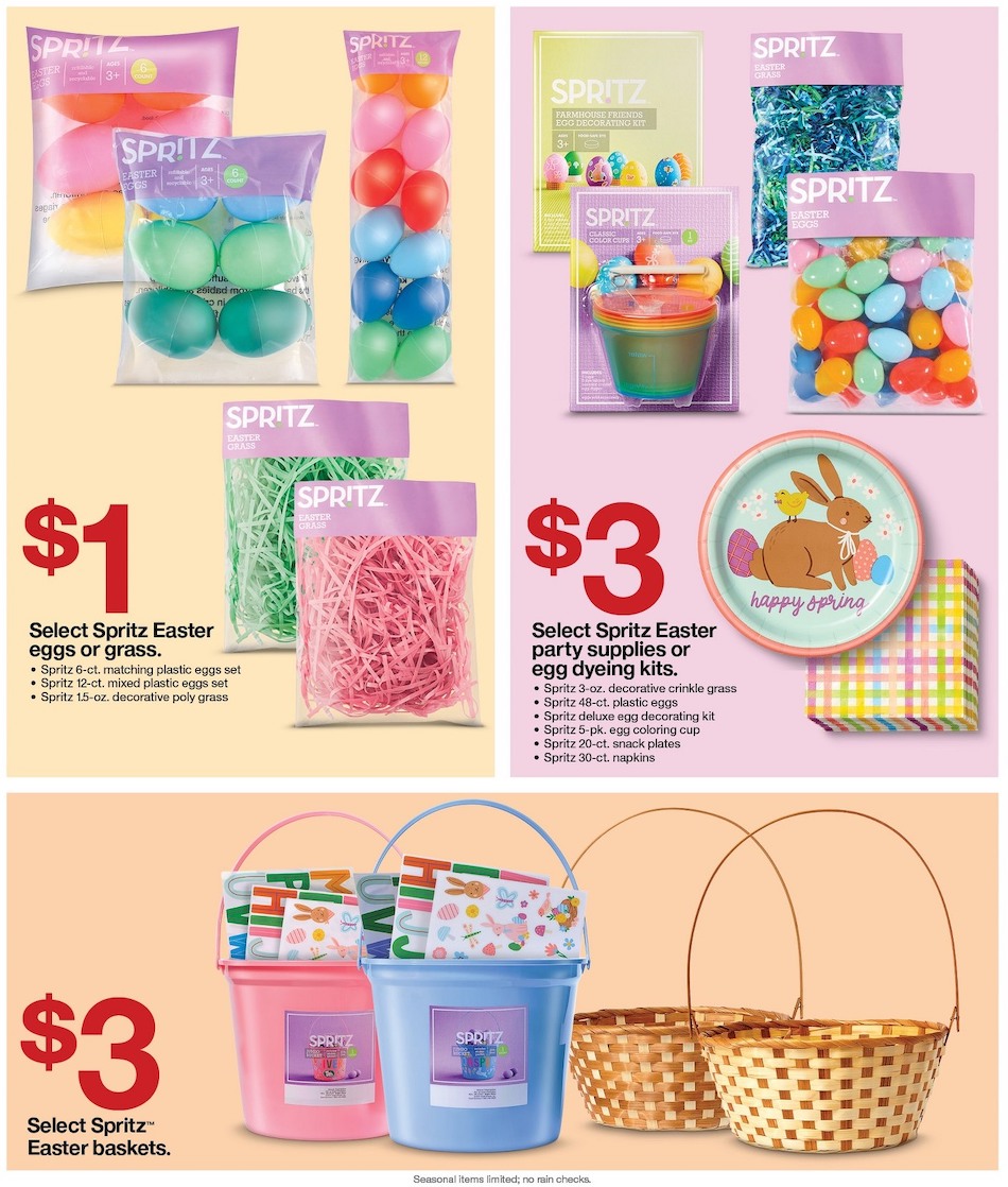 Target Weekly Ad Easter 24th – 30th March 2024 Page 3