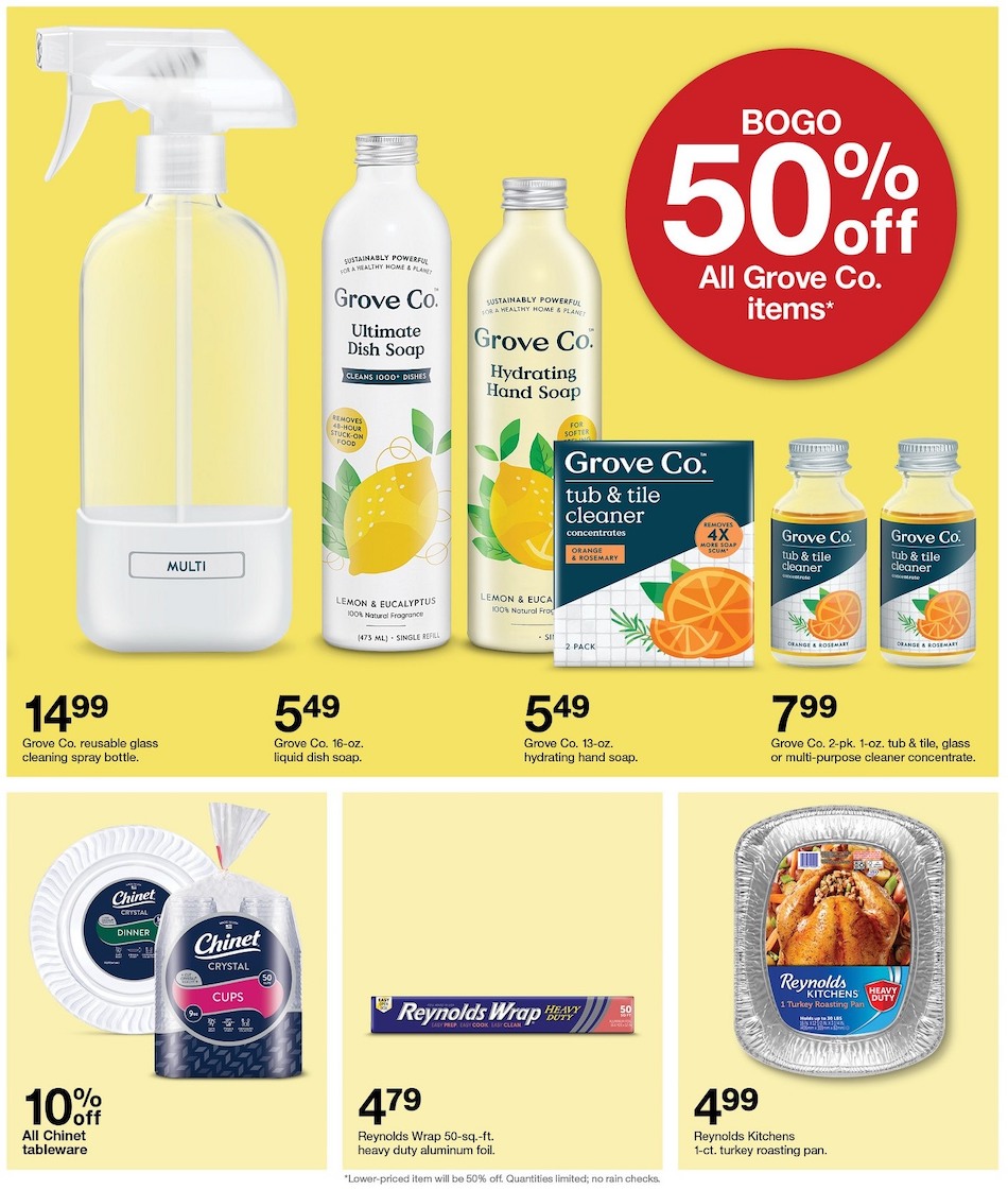 Target Weekly Ad Thanksgiving 12th – 18th November 2023 Page 36