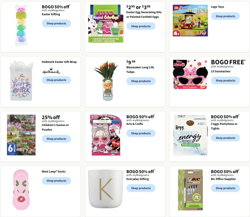 Walgreens Weekly Ad Easter 2nd April 2023 Page 46