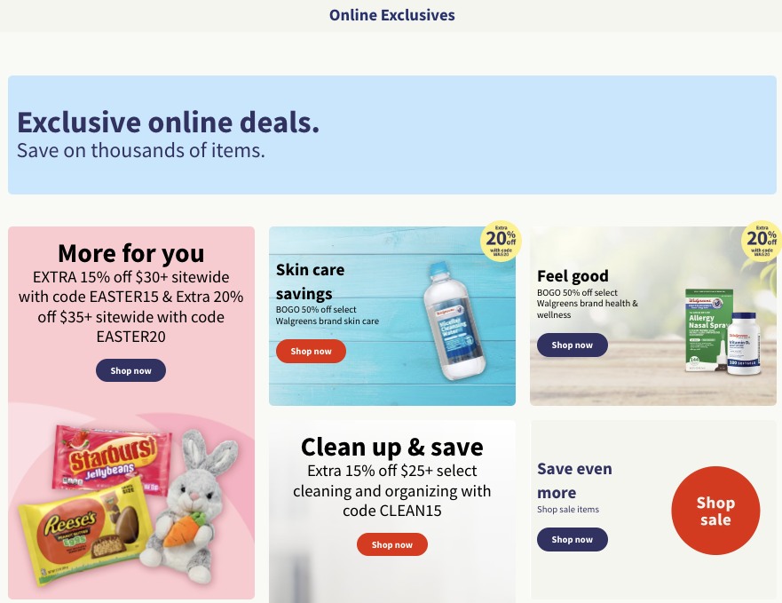 Walgreens Weekly Ad Easter 2nd April 2023 Page 50