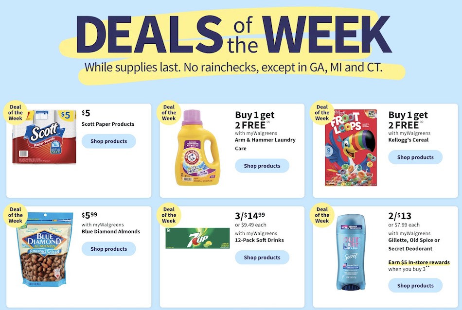 Walgreens Weekly Ad 13th – 19th August 2023 Page 2
