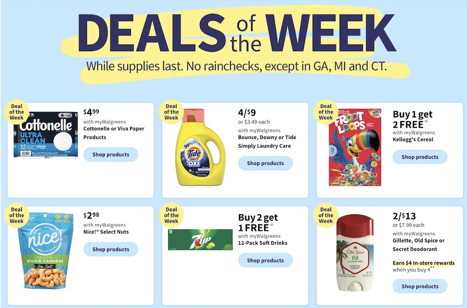Walgreens Weekly Ad 20th – 26th August 2023 Page 2