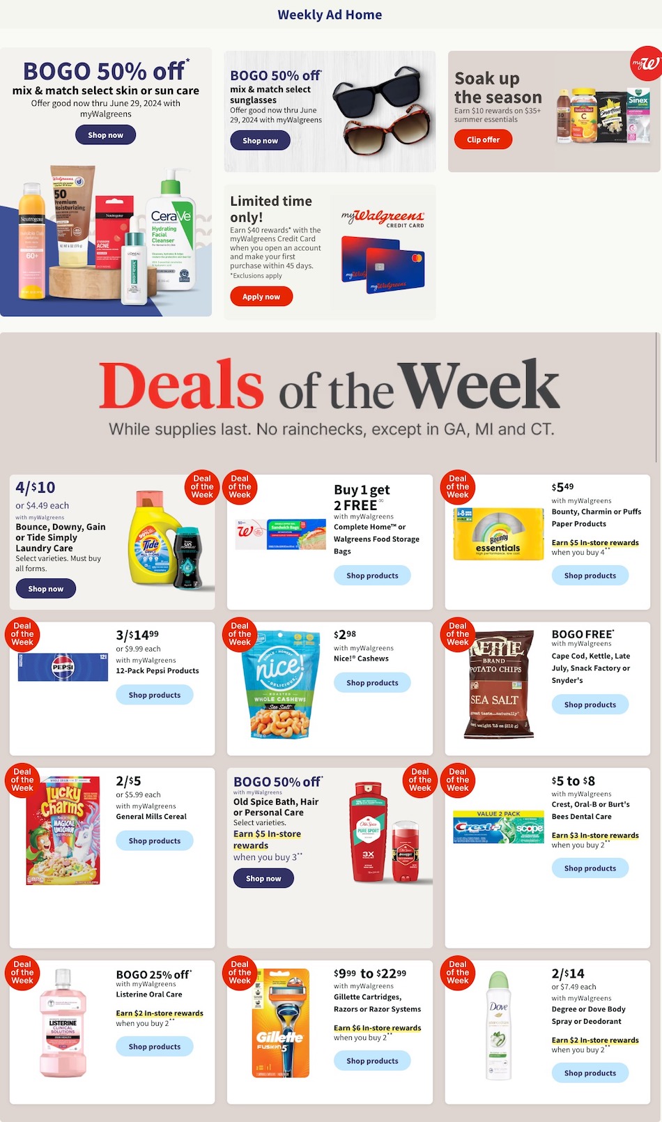 Walgreens Weekly Ad Memorial Day 26th May – 1st June 2024 Page 2