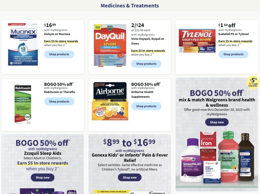 Walgreens Weekly Ad Holiday 19th – 25th November 2023 Page 11