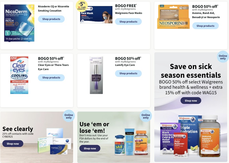 Walgreens Weekly Ad Holiday 19th – 25th November 2023 Page 15