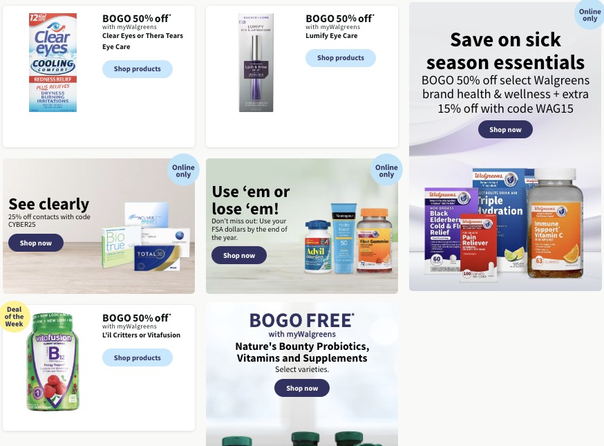 Walgreens Weekly Ad Holiday 19th – 25th November 2023 Page 16
