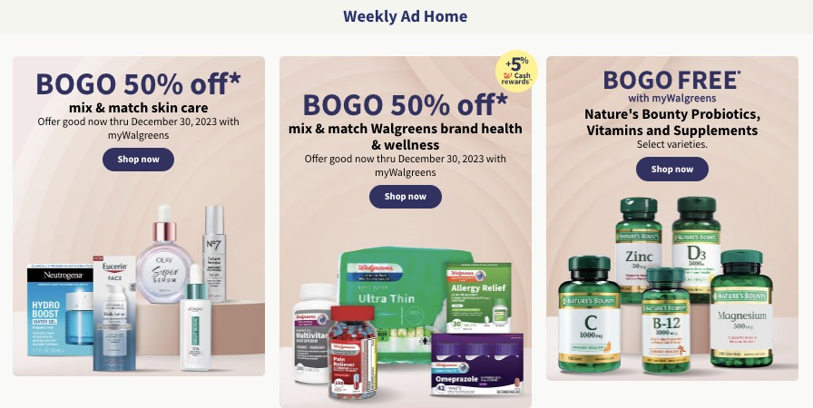 Walgreens Weekly Ad 29th October – 4th November 2023 Page 3